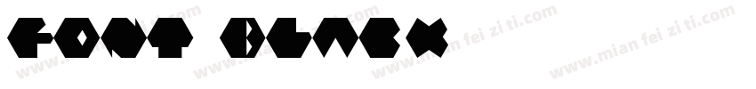 FONT Black字体转换